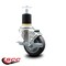 Service Caster 3.5'' Thermoplastic Rubber Swivel 1-7/8'' Expanding Stem Caster with Brake SCC-EX20S3514-TPRB-TLB-178 - alternate 2